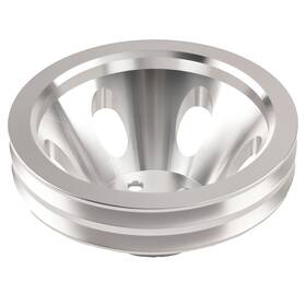 Maxpeedingrods Y9gvfu Chrome Finish Water Pump Pulley For Chevy Big Block 396-454 Short Version