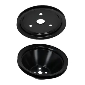 Yt6qge Maxpeedingrods Short Water Pump Pulley And Crankshaft Single 1 Groove For Small Block Chevy 350