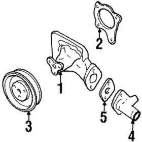 Mazda B630-15-131a Genuine Pulley