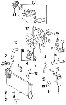 Mazda Kl01-15-131 Genuine Pulley