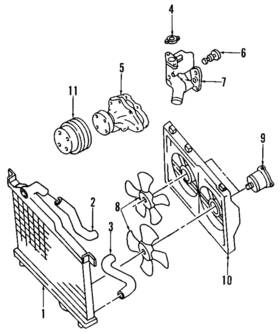 Mazda N3a1-15-131 Genuine Pulley