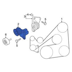 Mazda Oe Lfg115980c For 6 2006-2013 Accessory Drive Belt Tensioner Assembly