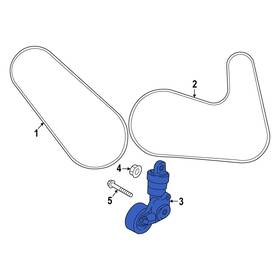 Mazda Oe Pe0315980c For 6 2014-2021 Accessory Drive Belt Tensioner Assembly