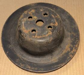 Mercedes 6152051210 Late 70 S Early 80 Original Water Pump Pulley W123 300d 300td 300cd