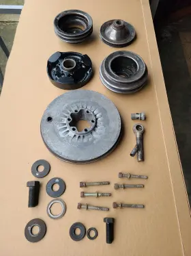 1080310807 Mercedes Benz 1972 280se M130 Vibration Damper A/c Ps Pulley Idle Control Misc Lot