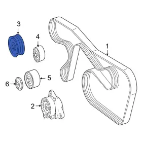 1562020619 Mercedes-benz Oe For C63 Amg 08-15 Accessory Drive Belt Idler Pulley 1562020619 Mercedes-benz Oe For C63 Amg 08-15 Accessory Drive Belt Idler Pulley