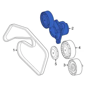 6542000070 Mercedes-benz Oe For Sprinter 2500 23-26 Accessory Drive Belt Tensioner Assembly