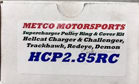 Metco Motorsports Hcp2.85rc 2.85 Inch Interchangeable Supercharger Pulley Ring For Hellcat