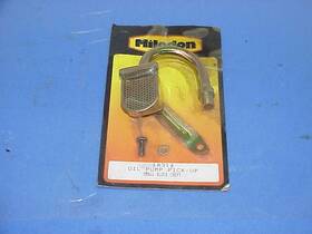 Milodon 18314 New Gold Zinc Plated Low Profile Oil Pan Pickup For Sb Chevy