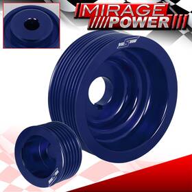 Miragepower2008 Cp-021bl-451-y8 For Subaru Impreza Wrx 7 8 9 2.0l Turbo Jdm Blue High Under Drive Crank Pulley