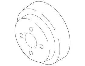 Mitsubishi 1330a046 Genuine Pulley