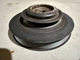 Mitsubishi Md166815 Oem 91 3000gt Harmonic Balancer V Belt - Crank Shaft Pulley See Description