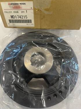 Mitsubishi Md174215 Genuine Crank Pulley 93-96 Mirage 92-94 Expo. New - Sealed