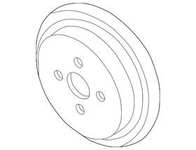 Mitsubishi Mn149480 Genuine Pulley