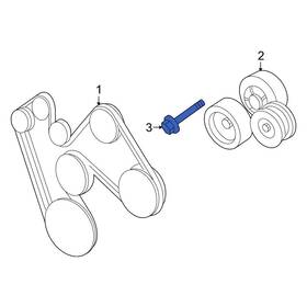 Mitsubishi Oe 06504930aa For Raider 2006-2009 Belt Tensioner Bolt