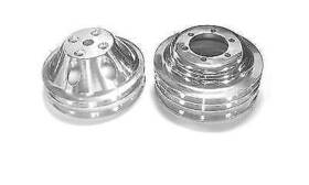 Mopar 451215 For Dodge Aluminum 2 And 3 Groove Water Pump Crankshaft Pulleys 318 340 360