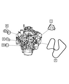 Mopar 53031045 Genuine Idler Pulley