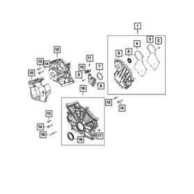Mopar 68035492aa Accessory Drive Belt Idler Pulley Adjustment Bolt Kit For Jeep