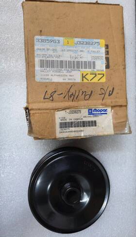 Mopar J3238275 Nos Power Steering Pulley For 1985-1990 Jeep Cj/ Yj 4.2l -