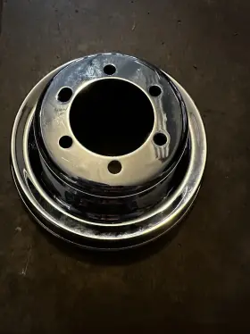 Md2372 Mopar Chrome Crank Pulley Chrysler With Power Steering