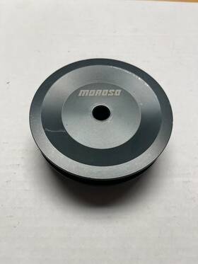 Moroso 64071 Vintage Chevy 4 Inch Single Groove Underdrive Crank Pulley Short With P