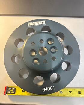 Moroso 64901 Short Water Pump V-belt Pulley Chevy Underdrive Double Groove