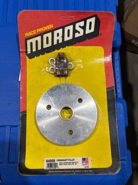 Moroso Performance 64050 Crankshaft Pulley V-belt Natural Aluminum For Small Block Chevy