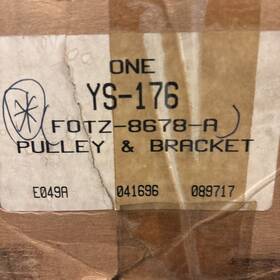 Motorcraft Ys-176 Genuine Ford Oem F0tz-8678-a / Pulley And Bracket Nos