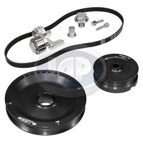 Mst M10400330 Black Solid Serpentine Pulley Kit Bug Ghia Bus Free Shiping