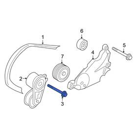 Nissan Oe 112983j200 For 370z 2009-2020 Belt Tensioner Bolt