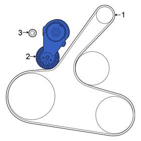 Nissan Oe 119556ca0b For Altima 19-24 Accessory Drive Belt Tensioner Assembly