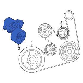 Nissan Oe 119556rc0b For Rogue 2024 Accessory Drive Belt Tensioner Assembly