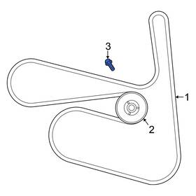 Nissan Oe 13075jd21a For Altima 2019-2024 Belt Tensioner Bolt