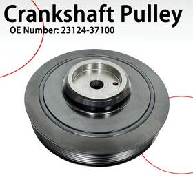 Nitoyo 23124-37100 For Hyundai Sonata Kia Sportage Harmonic Balancer Crankshaft Pulley