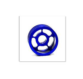 Obx Racing Sports P10478b Blue Aluminum Underdrive Crank Pulley Toyota Supra 86-92 7m-ge
