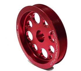 Obx Racing Sports P11751r Red Aluminum Underdrive Crank Pulley 08-15 Mitsubishi Lancer Evo X 10