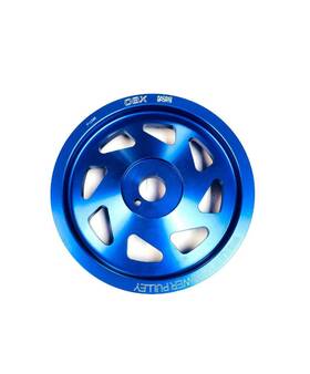 Obx Racing Sports P12396bl Blue Aluminum Underdrive Crank Pulley Scion Fr-s Subaru Brz Toyota 86 2.0l