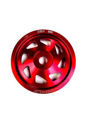 Obx Racing Sports P12396r Red Aluminum Underdrive Crank Pulley Scion Fr-s Subaru Brz Toyota 86 2.0l