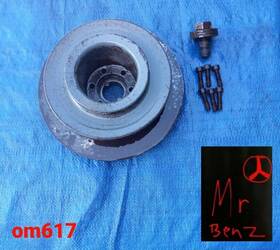 Oem 6170300703 Mercedes Benz 81-85 Crankshaft Pulley Om617 Assembly