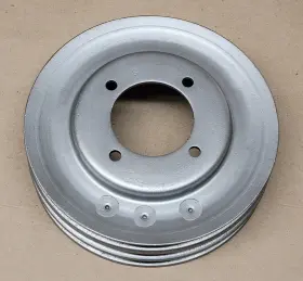 389645 Oldsmobile 66-67 3 Groove A/c Crank Pulley Olds Cutlass 442 Jb 330 400