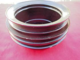 Oriignal Ford C5oe-a 65 67 Mustang Crankshaft Pulley Nice Correct Original 3 Groove