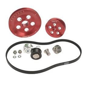 Parts By Mst Llc 319924881 Air Cooled Vw 1956-1979 Matador Serpentine Pulley System - Red
