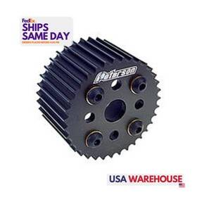 Peterson Fluid 05-104035 05-1435 One Htd Water Pump Pulley Black Aluminum Performance Par