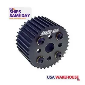 05-104035 Peterson Fluid 05-1435 One Htd Water Pump Pulley Black Aluminum Performance Par