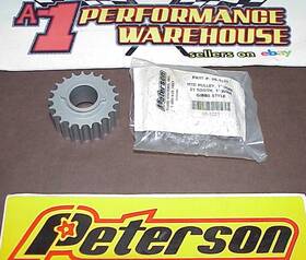 Peterson Fluid 15-1221 New Billet Dry Sump Oil Pump Lower Drive 21 Tooth Htd Pulley 05-1221