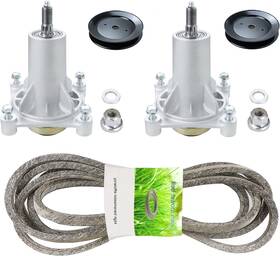 Petmigo 795802735532 46ftft Deck Mower Rebuild Kit With Belt Includes 187292 2 Spindle Pulley