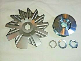 Plb Pul-12006k Alternator Pulley And Fan Kit 2-1/2 Inch 1/2 Belt 17 Mm Shaft Gm Ford