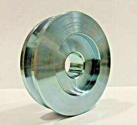 Plb Pul-12013 Alternator Pulley 1893675 2-1/2 Inch Solid Steel 3/8 Belt Chevy Ford