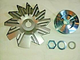 Plb Pul-12013k Alternator Pulley And Fan Kit 2-1/2 Inch 3/8 Belt 17 Mm Shaft Gm Ford