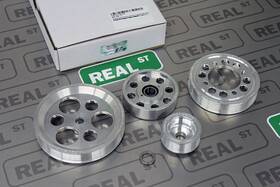 Powerhouse Racing 01011039.m Phr 4 Piece Lightweight Billet Pulley Kit With Idler For 2jz 1jz Supra Sc300